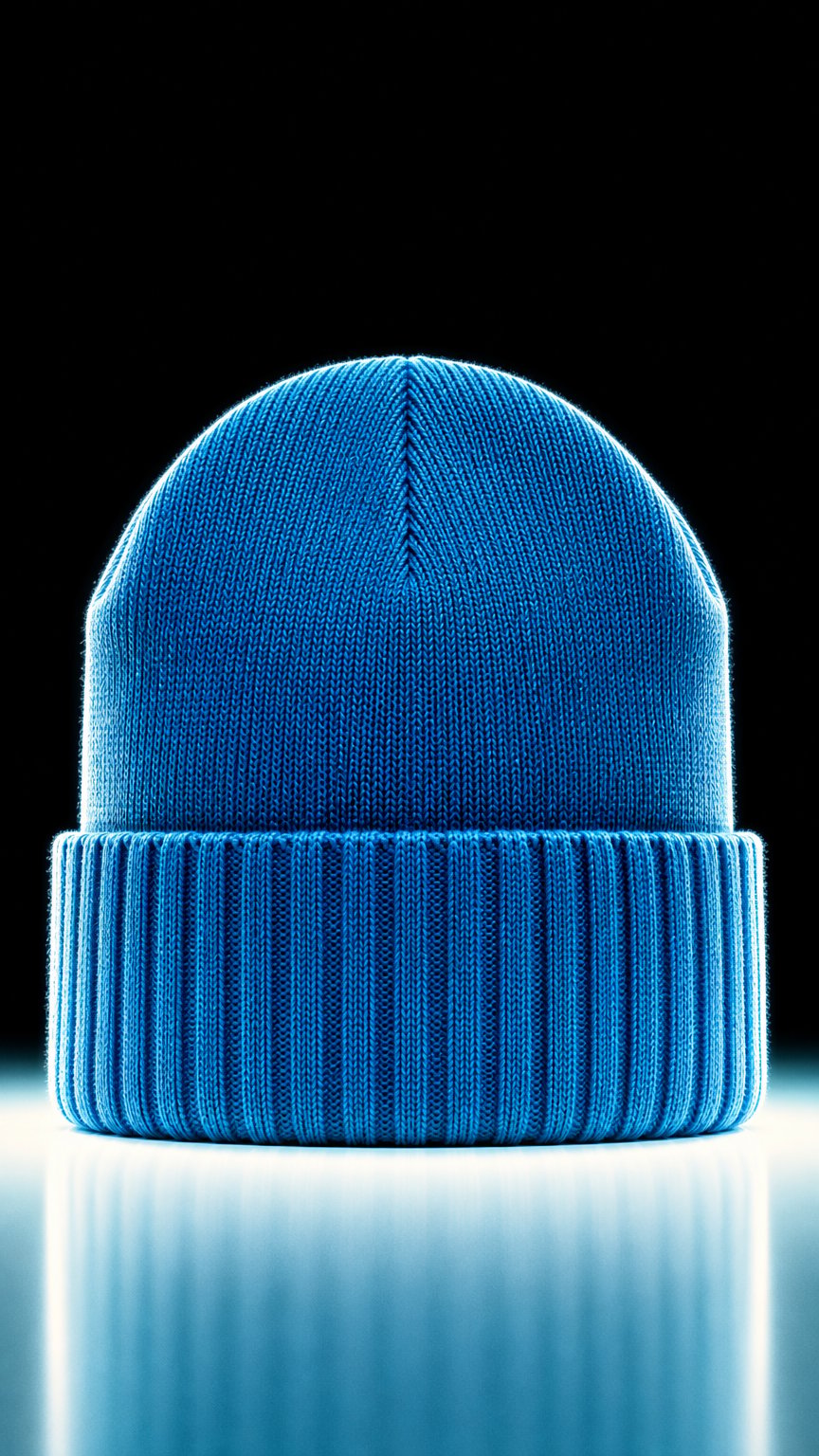 AI product shot of Arctic - Sommerbeanie aus Crêpe-Baumwolle