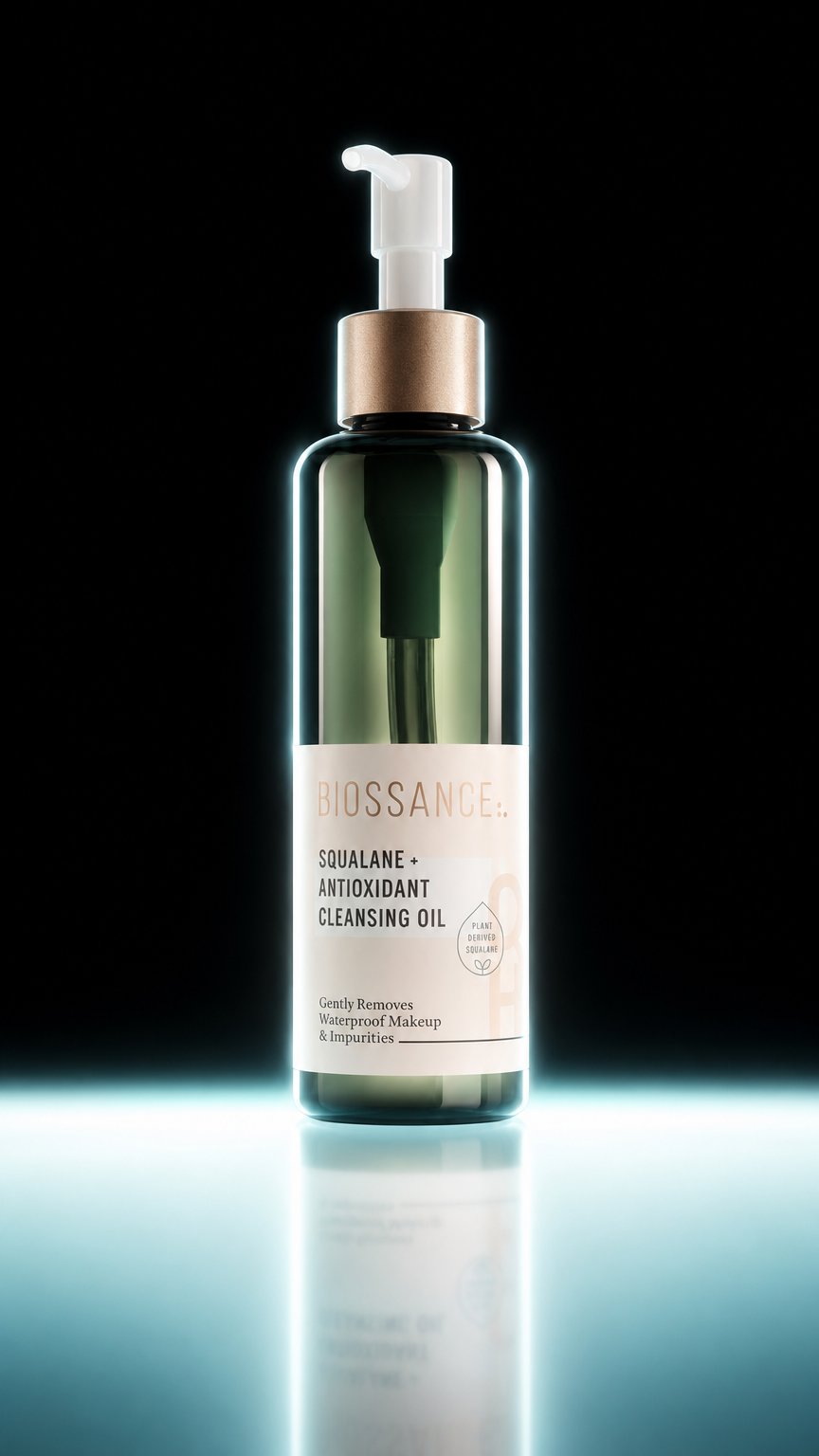 AI product shot of Squalane + Antioxidant Cleansing Oil