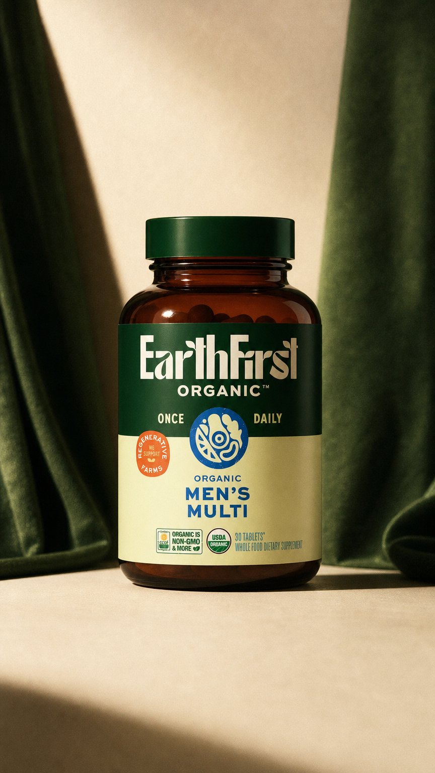 AI product shot of Men's Multivitamin Once Daily