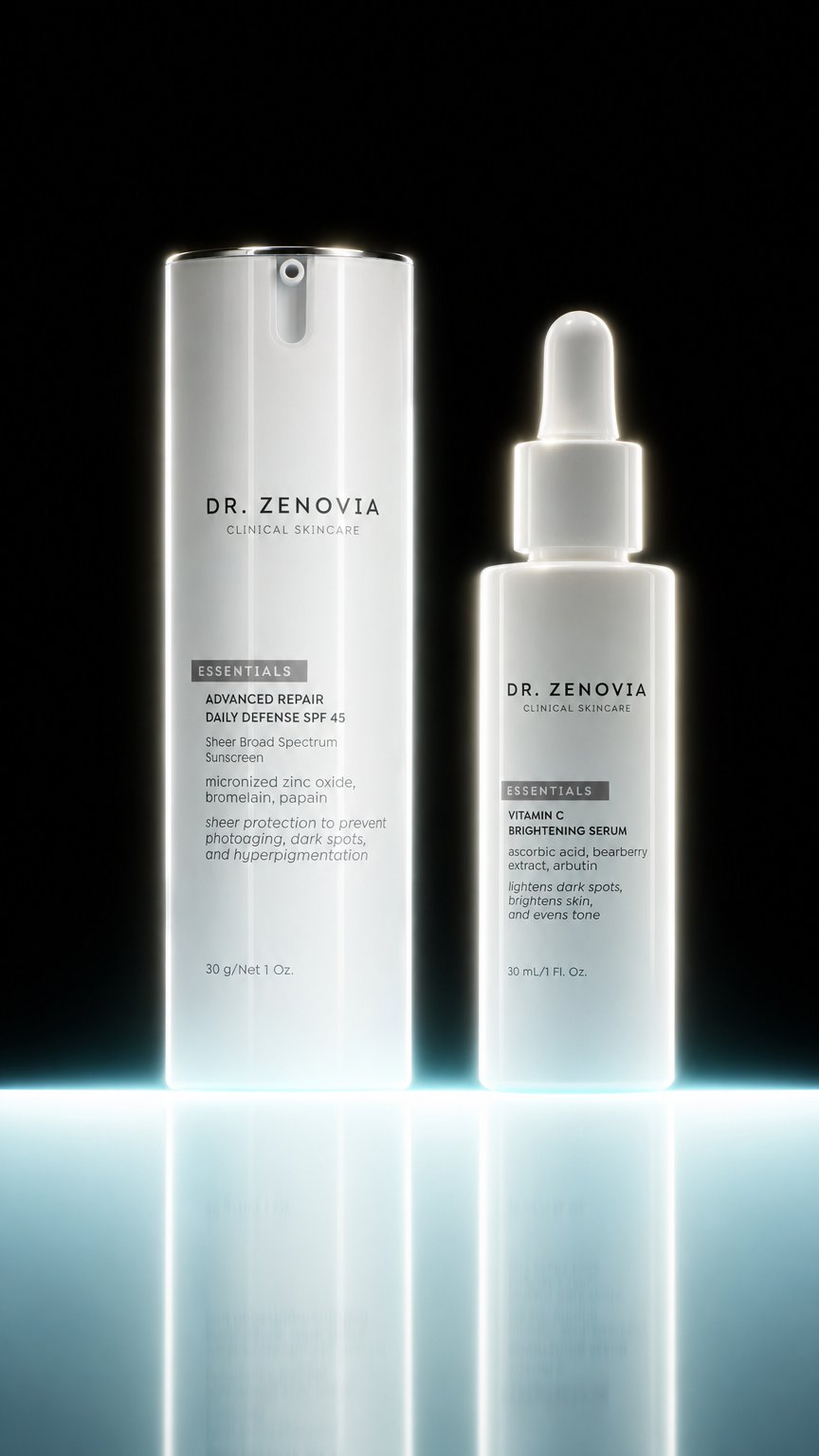 AI product shot of Brighten & Protect Duo