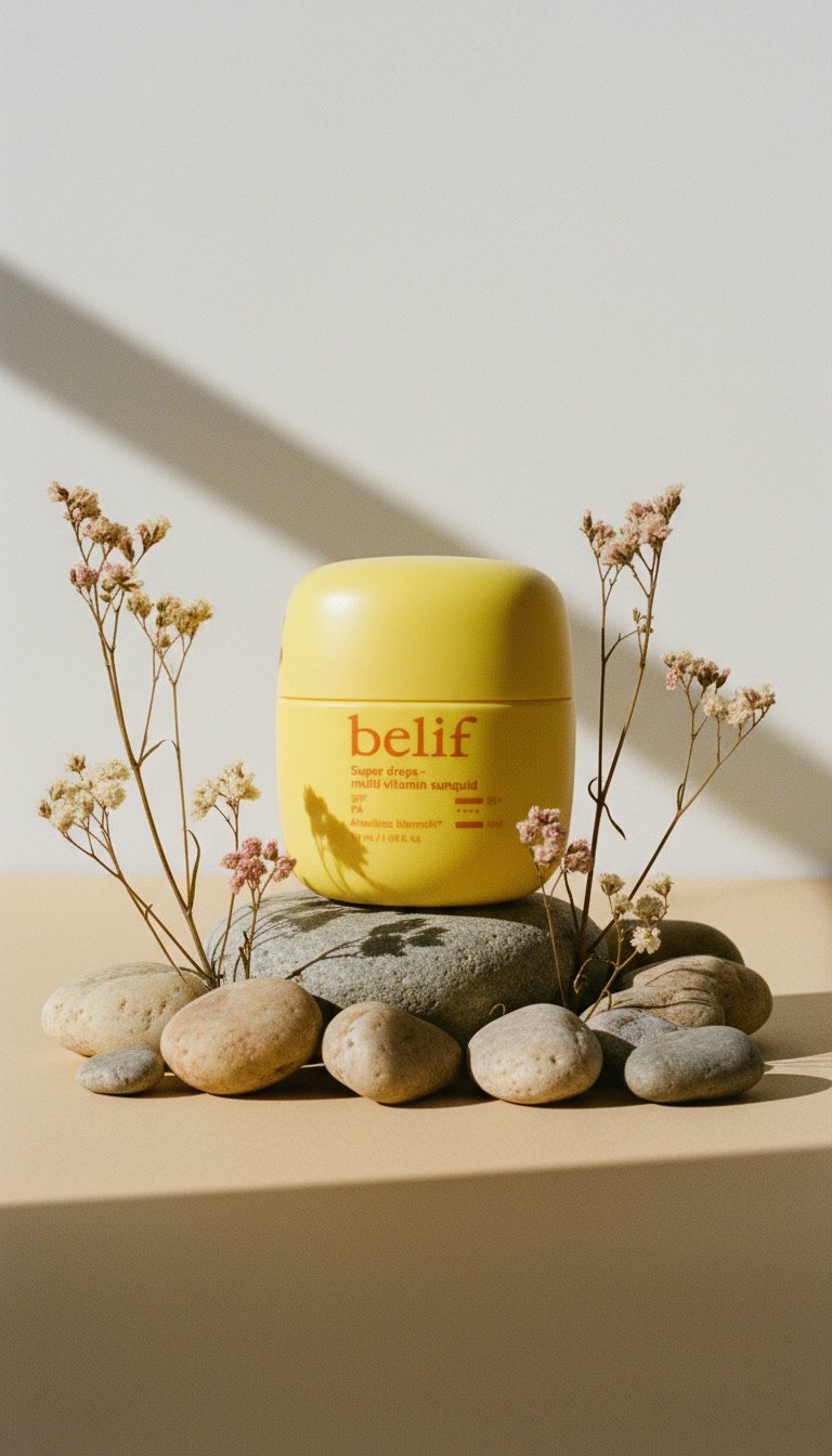 AI product shot of Super Drops – Multi Vitamin Sunquid SPF50+/PA++++
