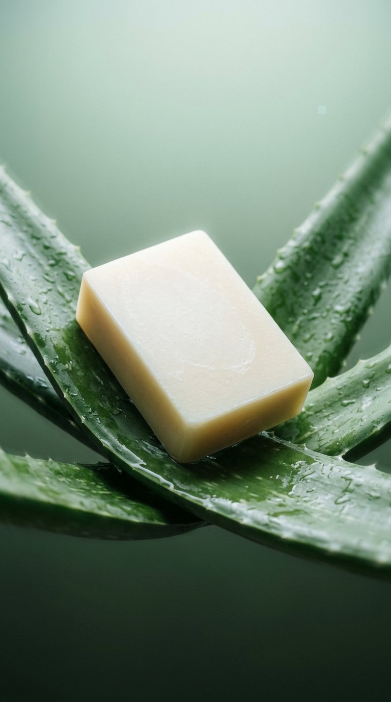 AI product shot of Grass-Fed Tallow Soap Bars
