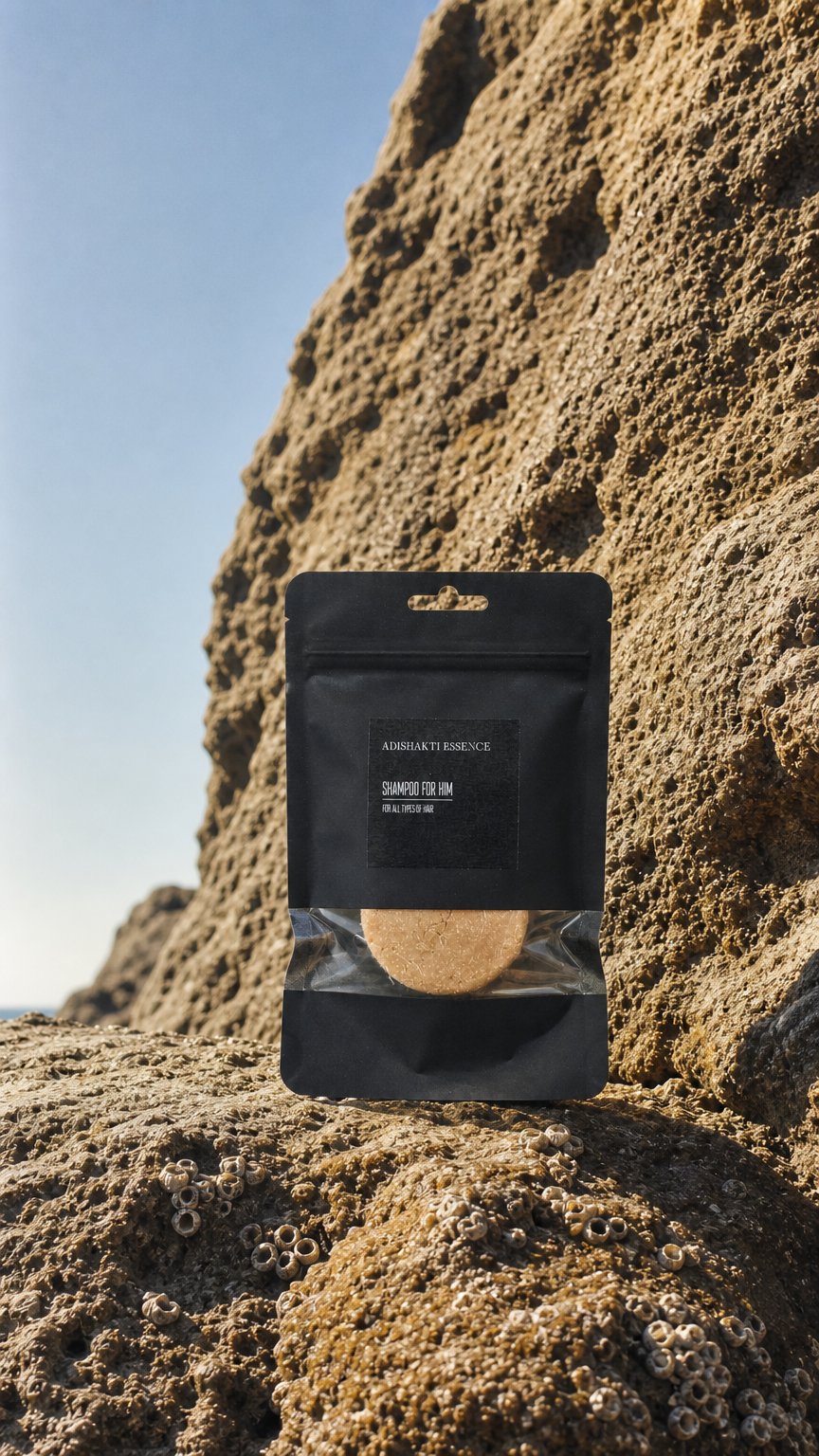 AI product shot of Shampoo for him [65 g]