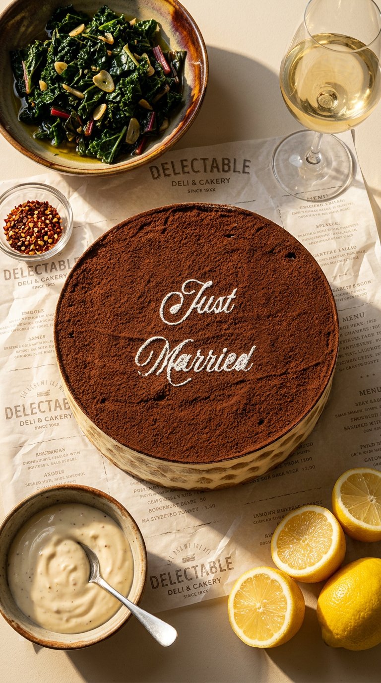 AI product shot of Romeo Tiramisu Event Catering Services