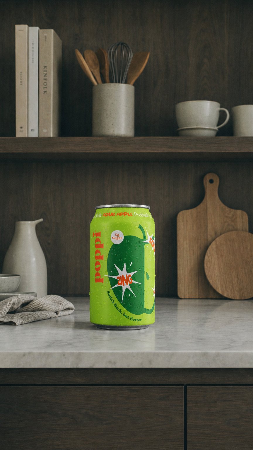 AI product shot of Sour Apple