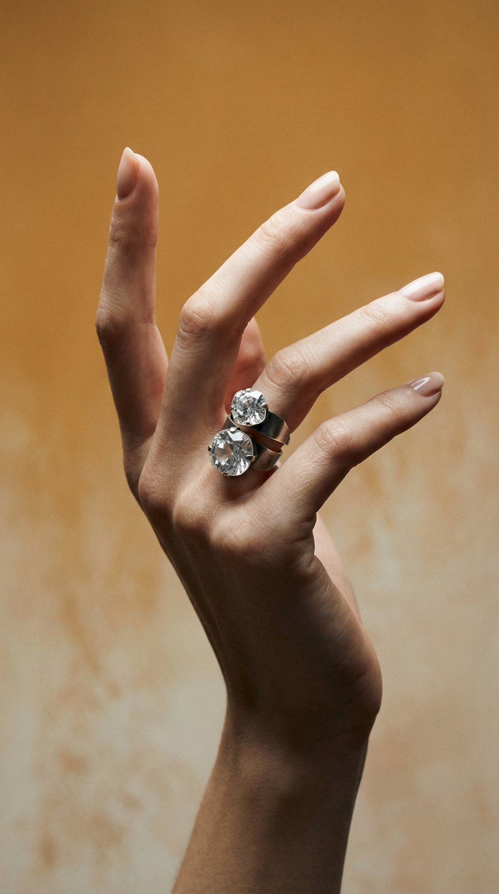 AI product shot of SANDRA RING