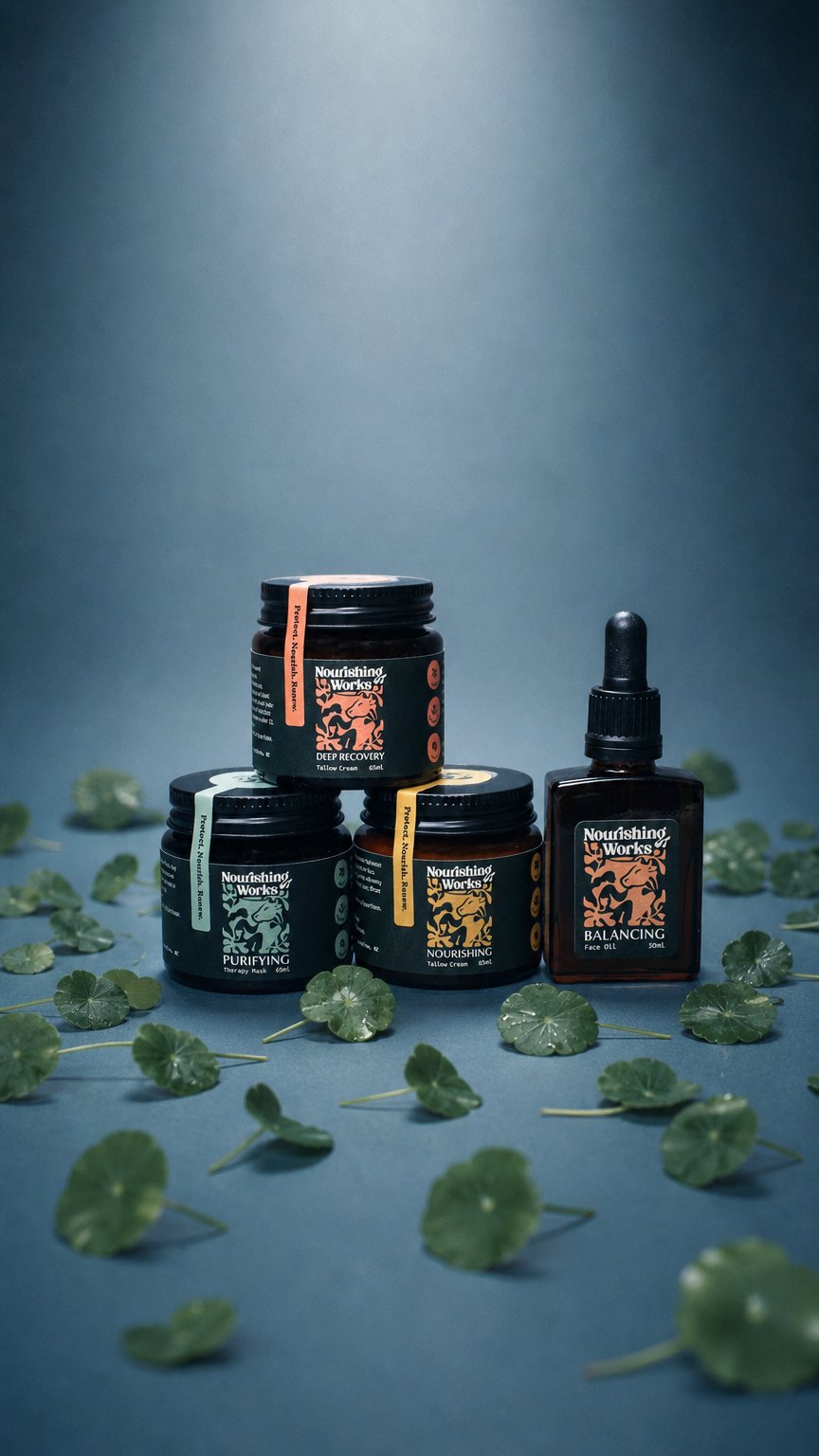 AI product shot of Nourishing Works Gift Pack