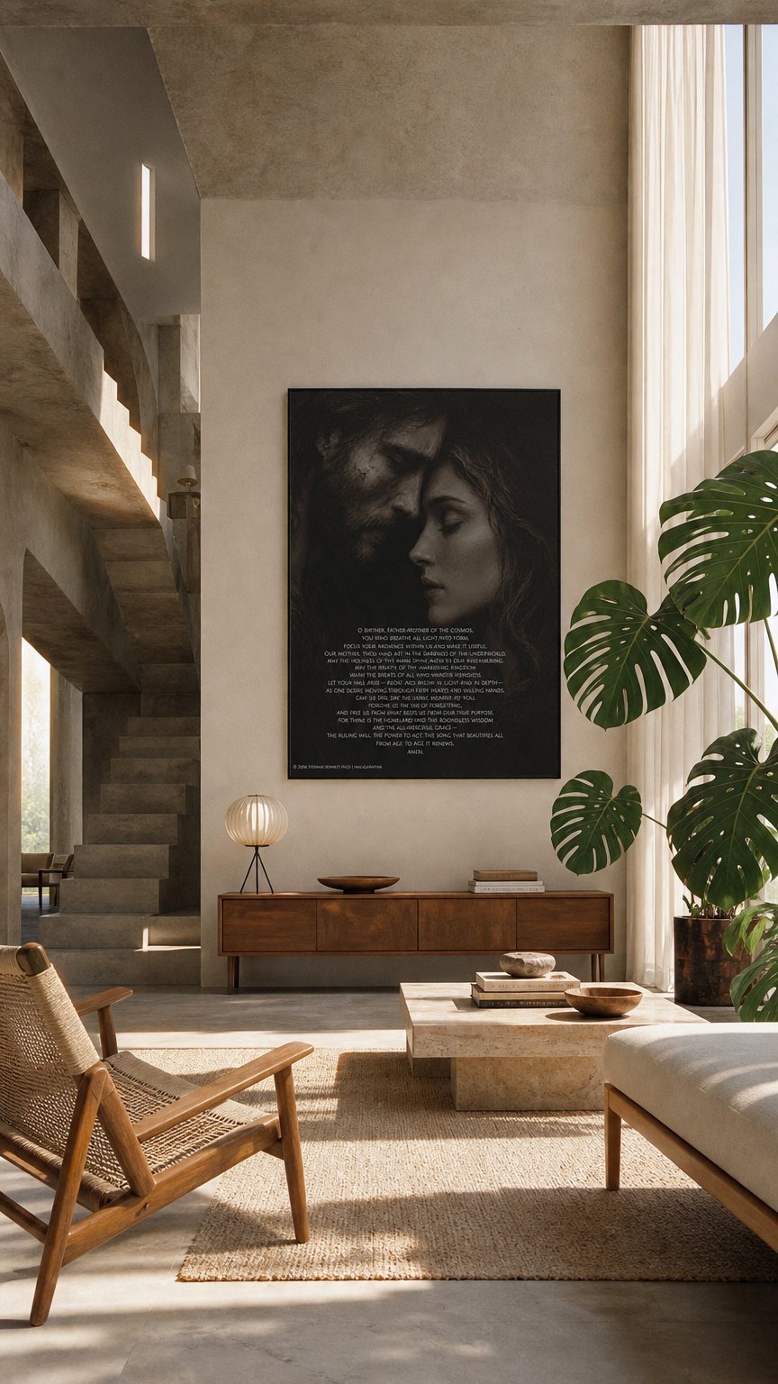 AI product shot of The Prayer Archival Print - Recognition