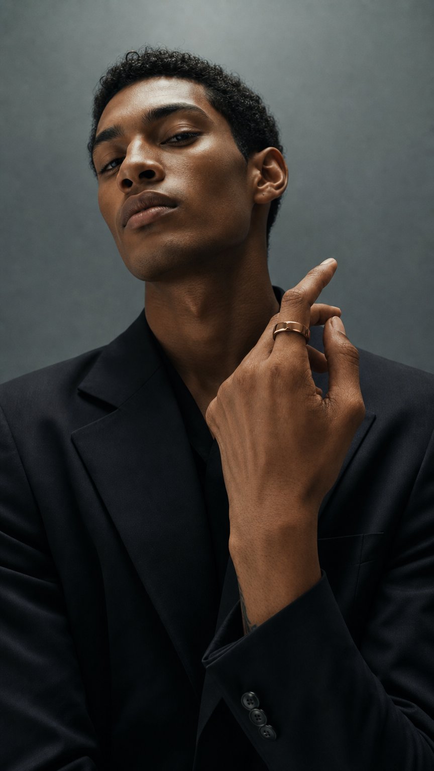 AI product shot of Oura Ring 5