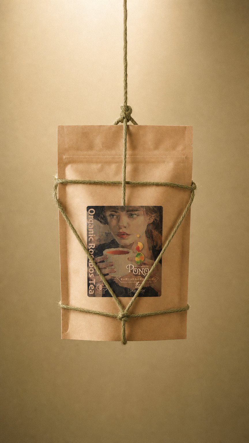 AI product shot of ルイボスティＰＯＮＯ　JAS認定30包入り
