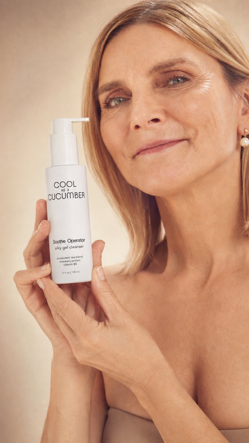 AI product shot of Soothe Operator:Silky Gel Cleanser, 4 fl oz / 118ml