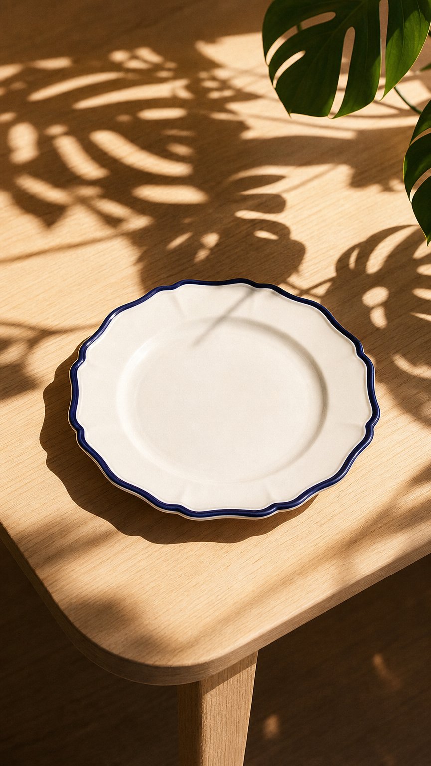 AI product shot of Heirloom Stoneware Dinnerware Collection