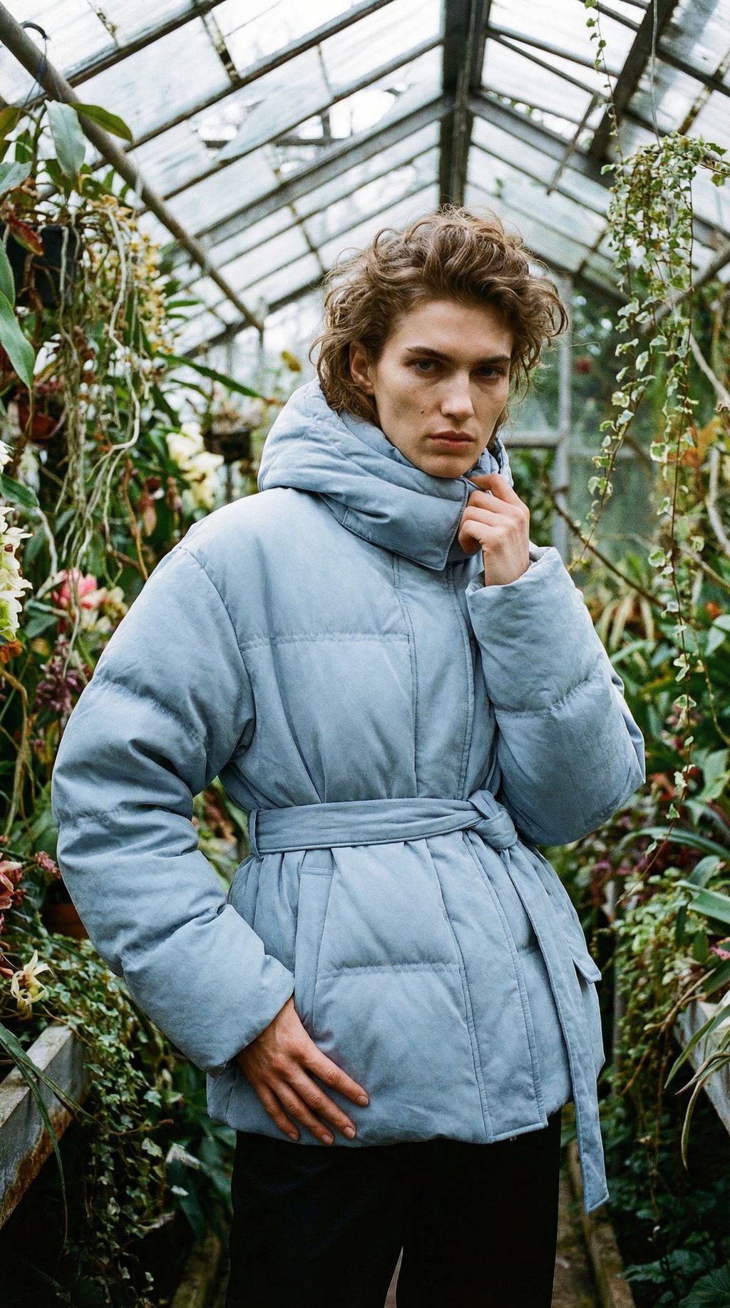 AI product shot of Steilia Brushed Down Jacket