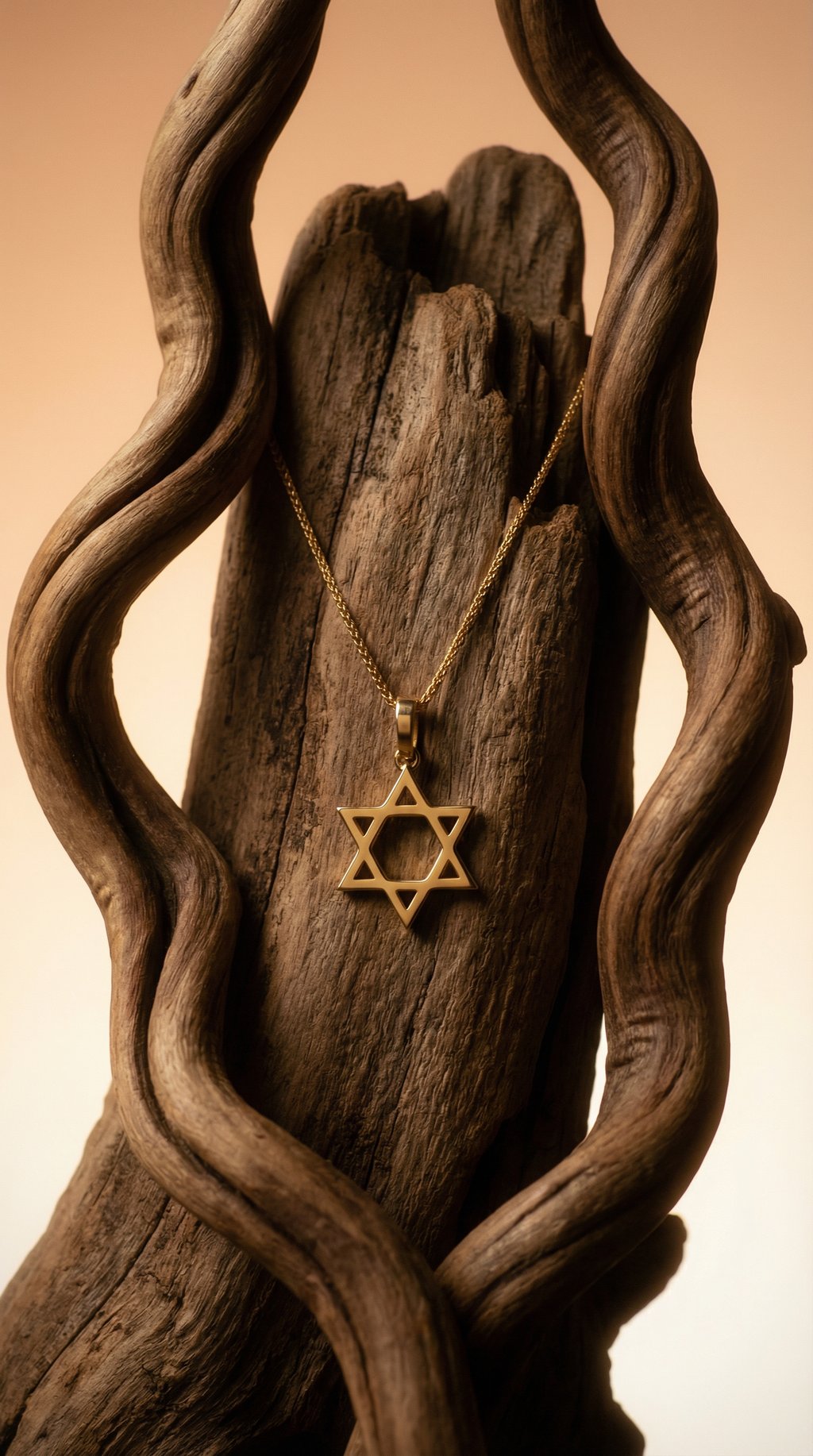AI product shot of Micro Star of David Piece