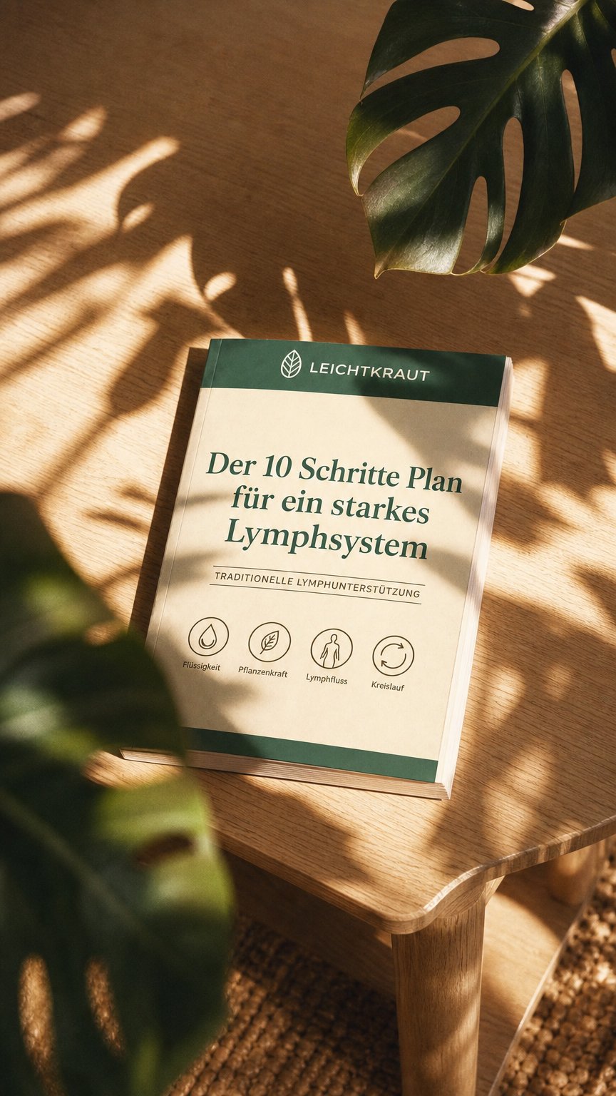 AI product shot of Leichtkraut E-Book