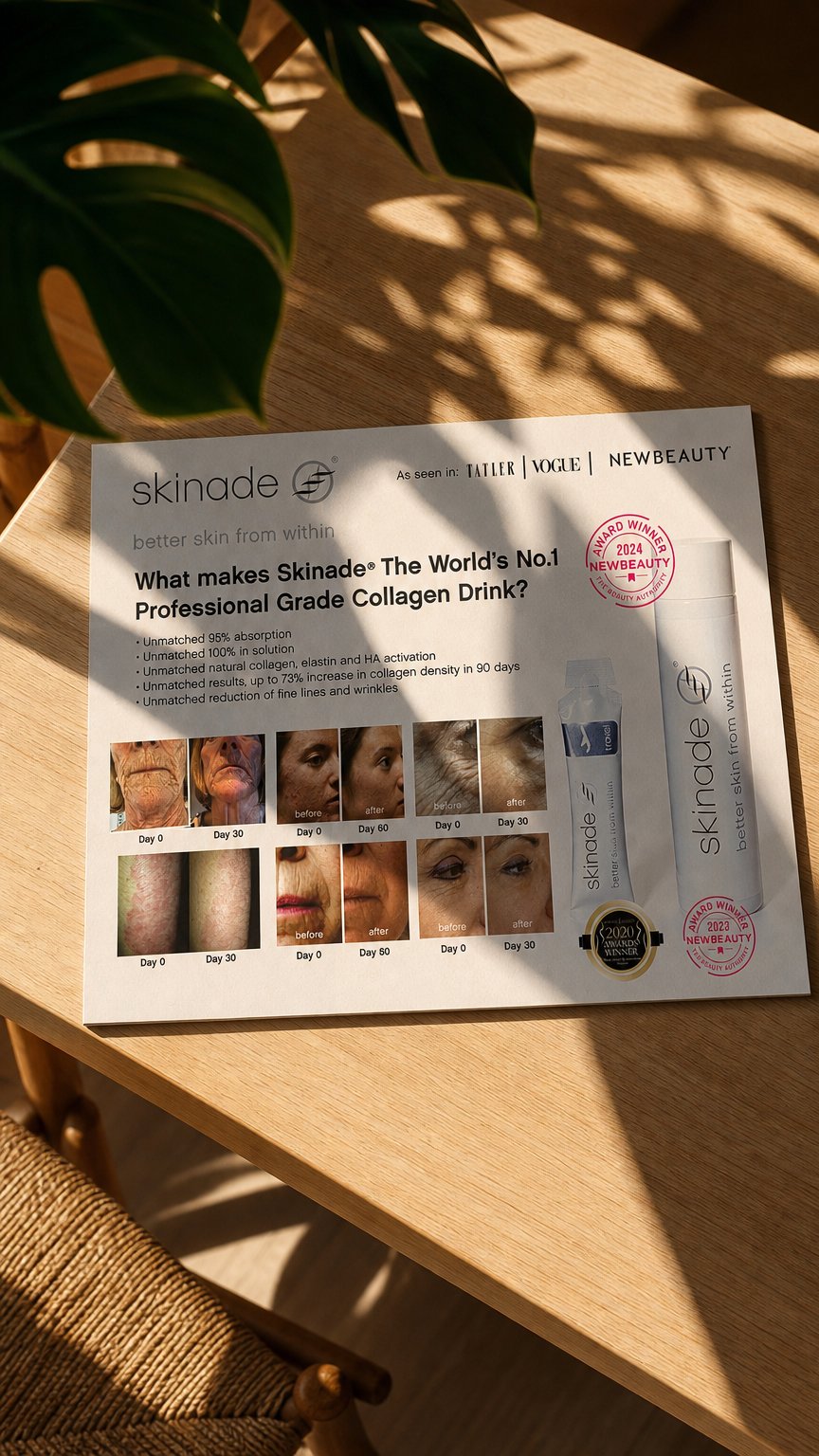 AI product shot of Skinade Cash Wrap Poster Gray LTR