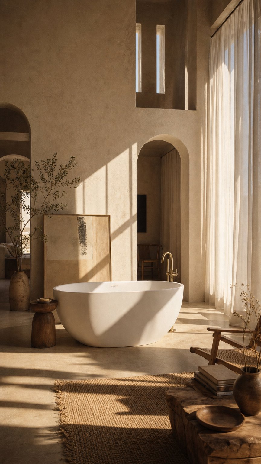 AI product shot of Benna 1500 Freestanding Bath