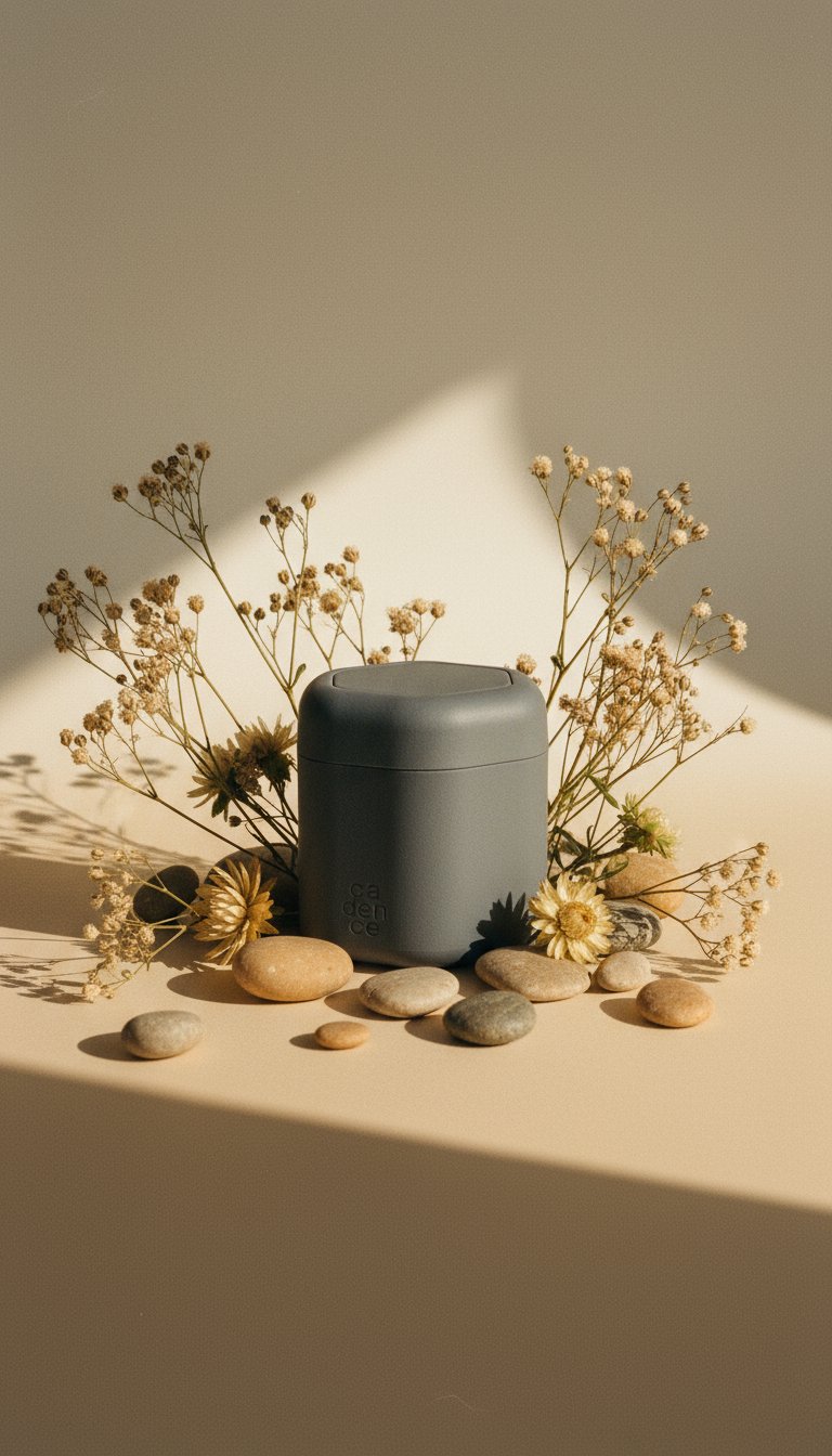 AI product shot of The Medium Capsule
