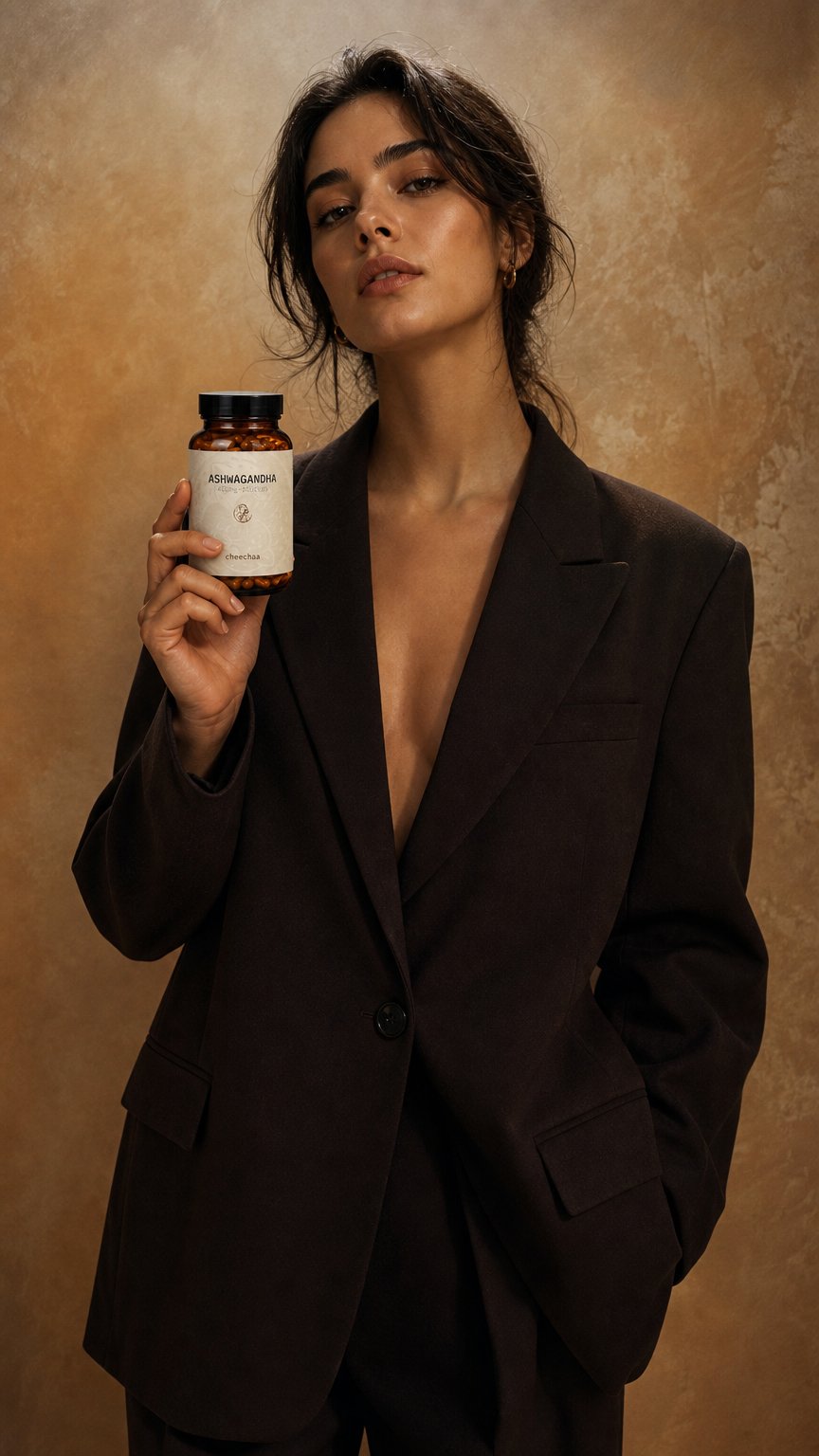 AI product shot of ASHWAGANDHA