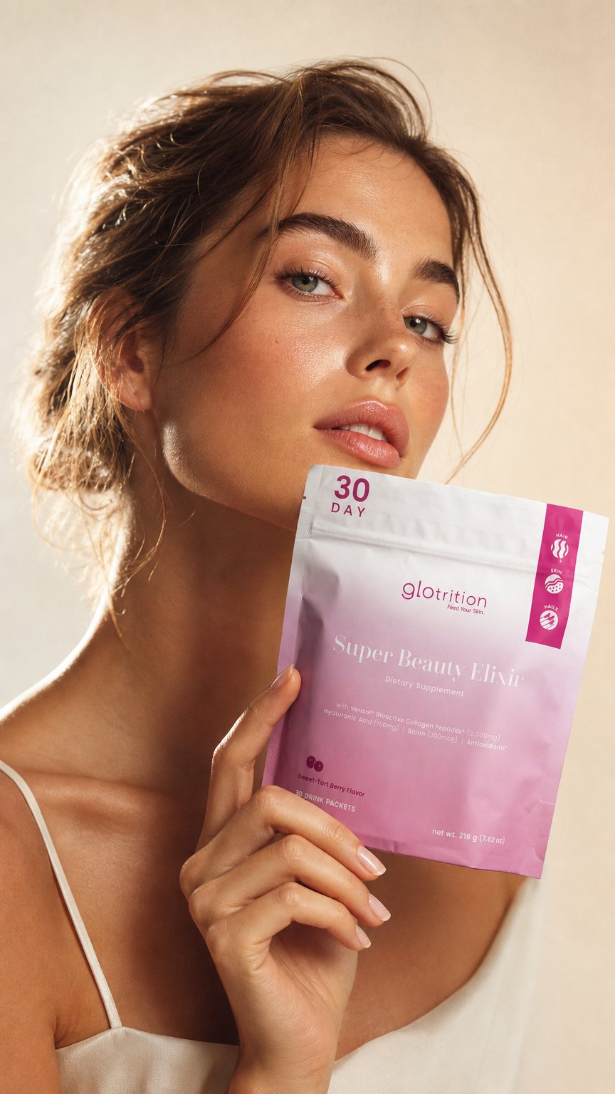 AI product shot of Super Beauty Elixir