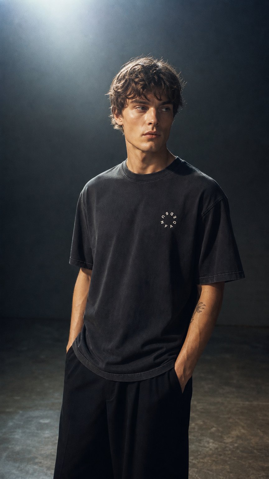 AI product shot of AFTER HOURS SHIRT