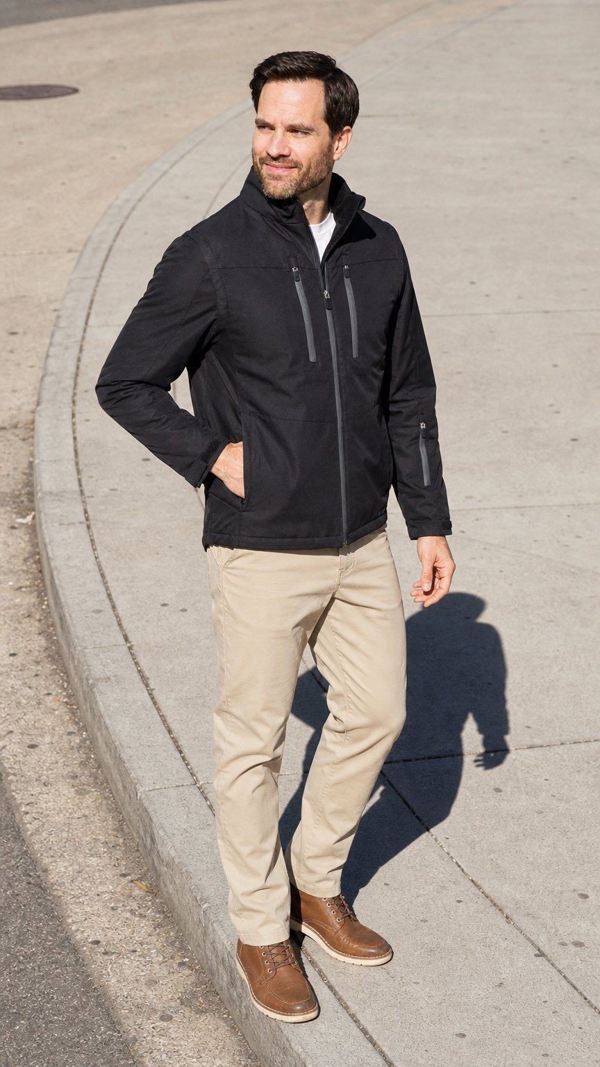 AI product shot of Evorev Jacket for Men