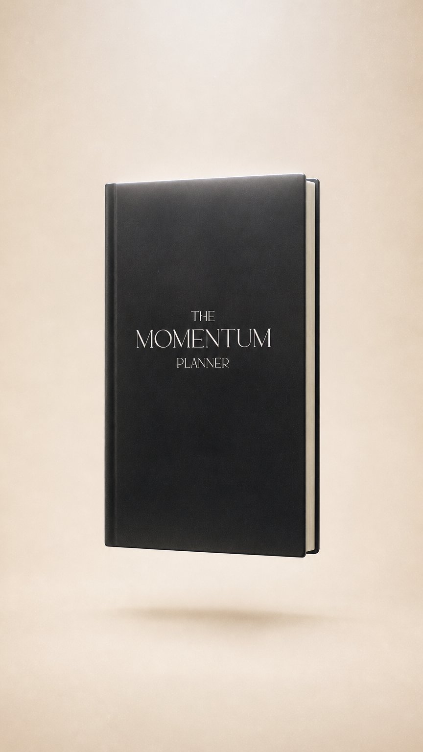 AI product shot of The Momentum Planner (Weekly Planner)