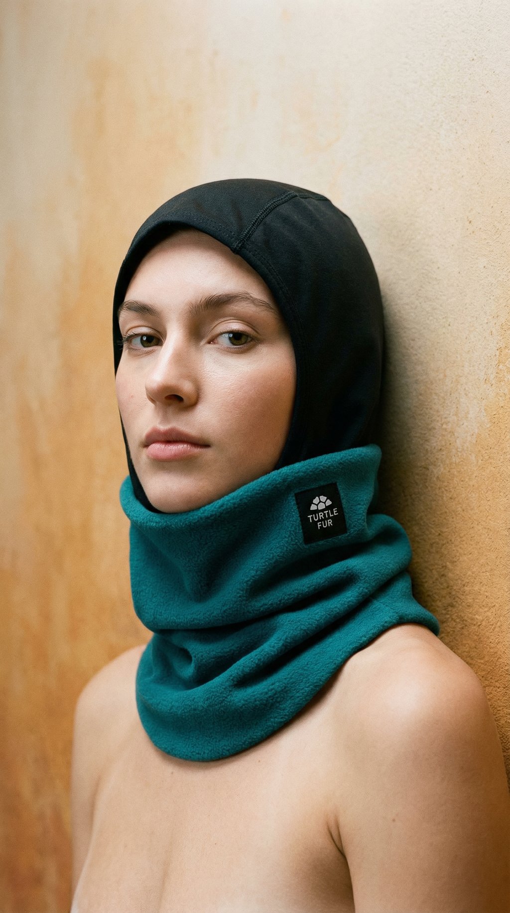 AI product shot of Chelonia 150 Fleece Shellaclava