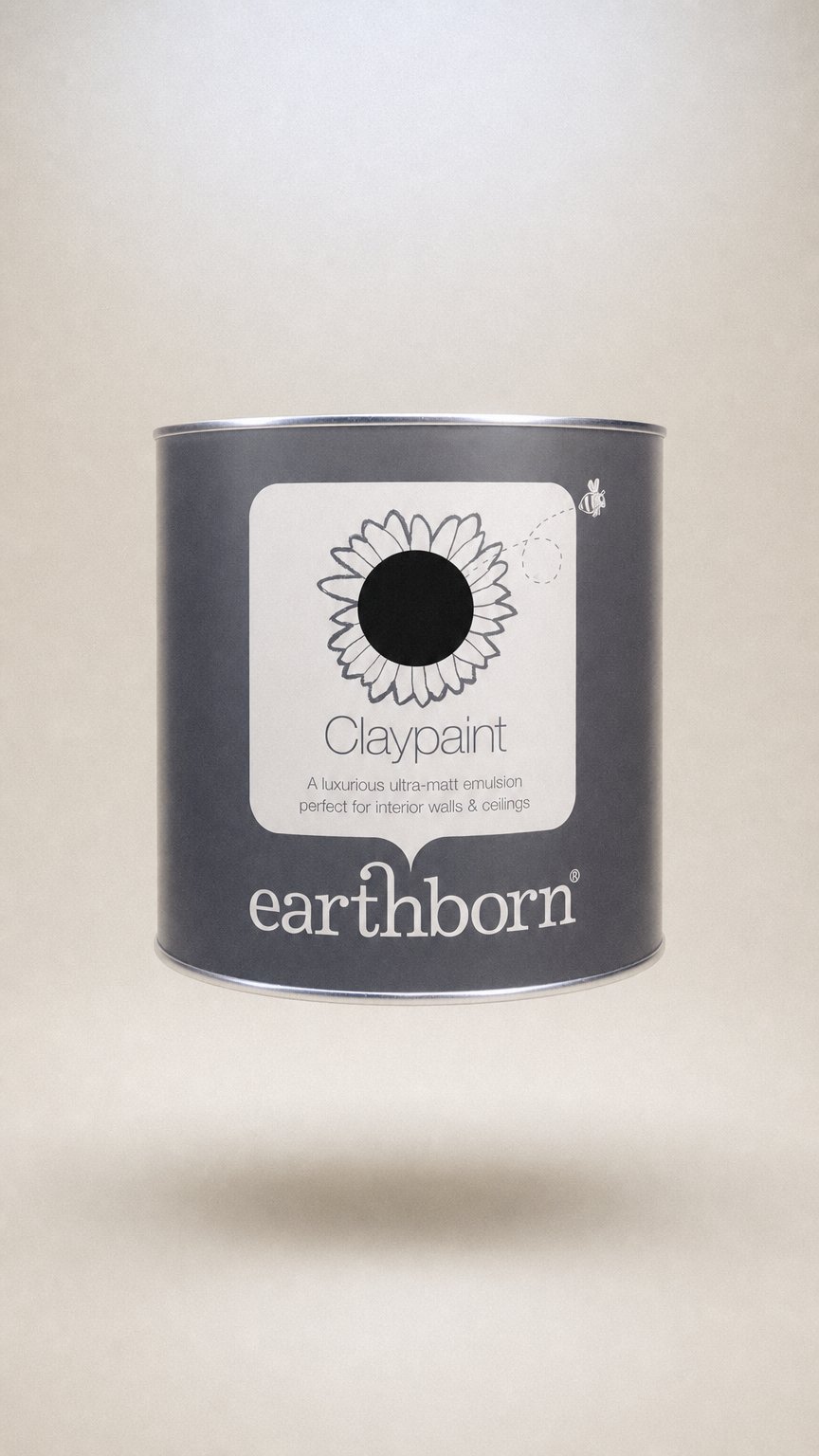 AI product shot of Earthborn Claypaint
