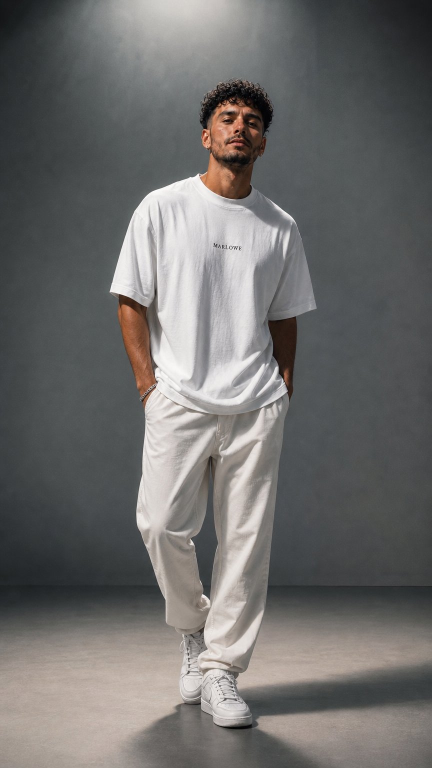 AI product shot of THE CORE TEE IVORY