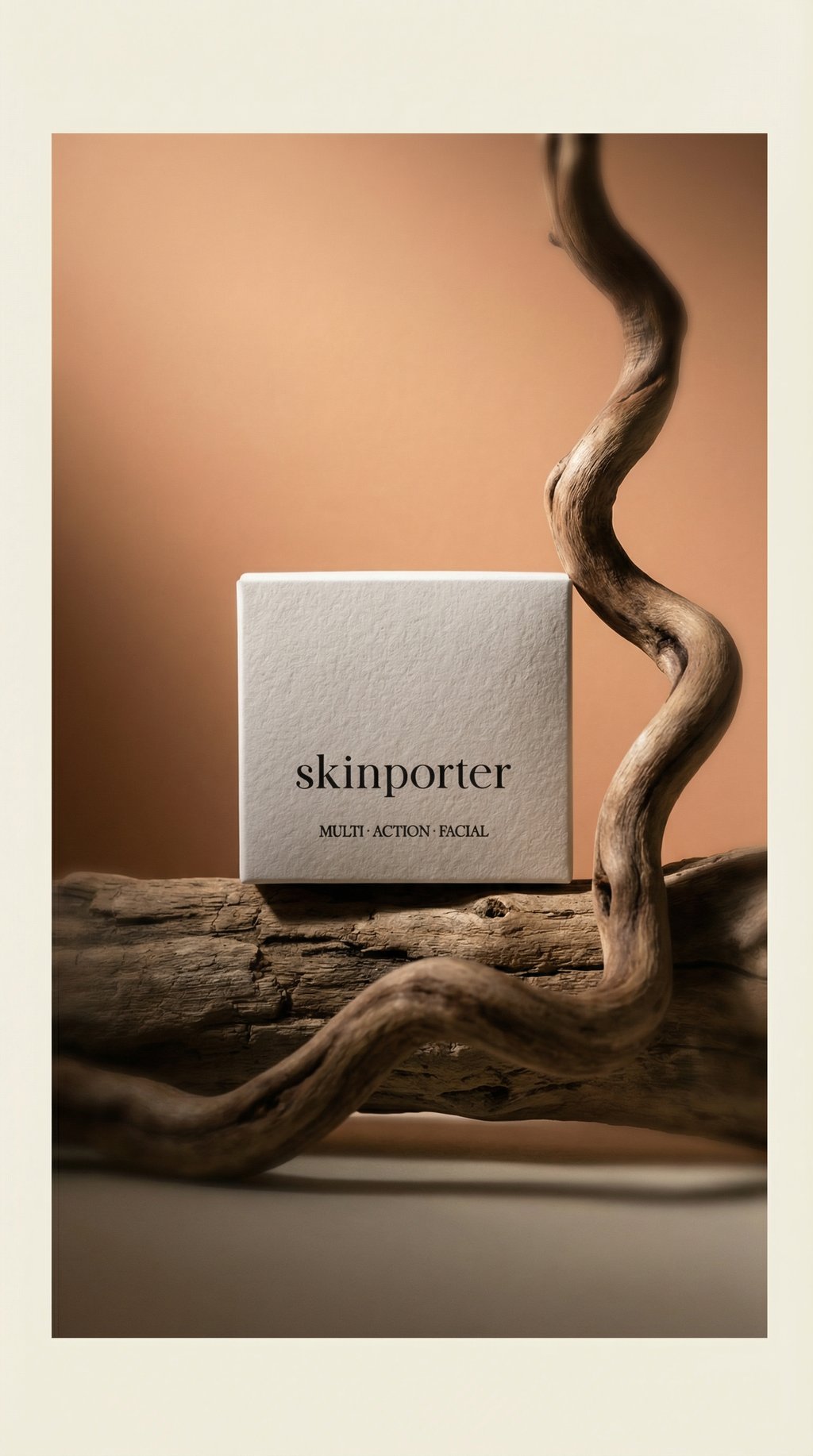AI product shot of skinporter Travel – O₂ Peptide Facial