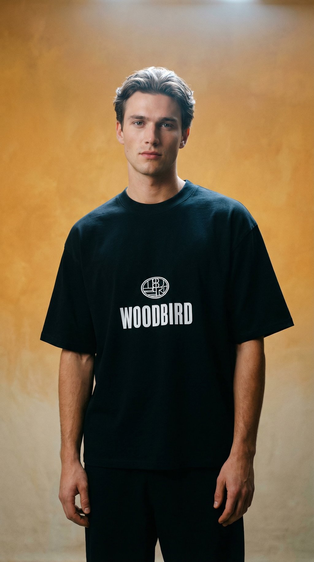 AI product shot of Beam Nine Tee - Dark Navy