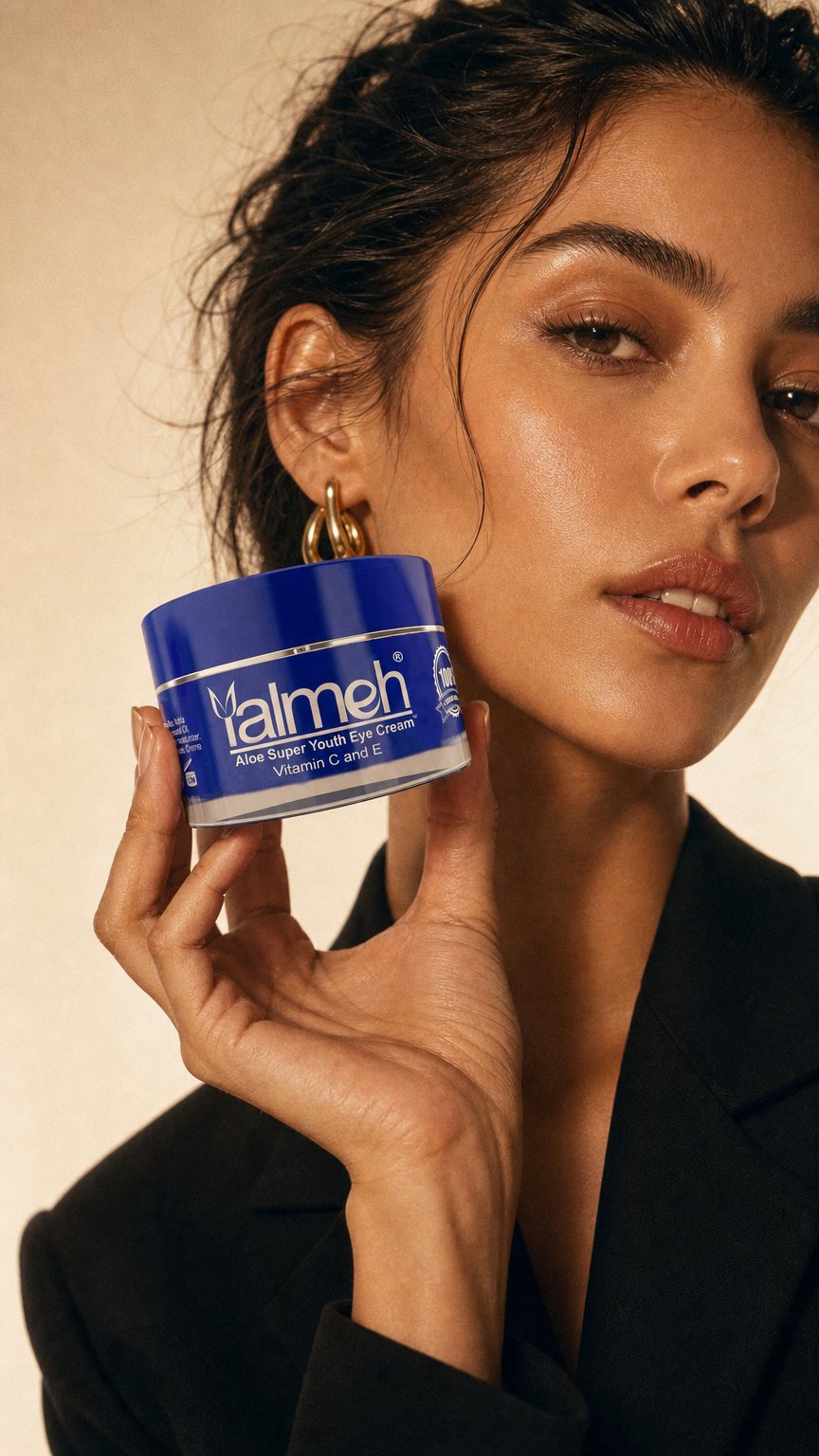 AI product shot of Eye Cream for Dark Circles and Wrinkles | Hydrating Peptide Eye Cream