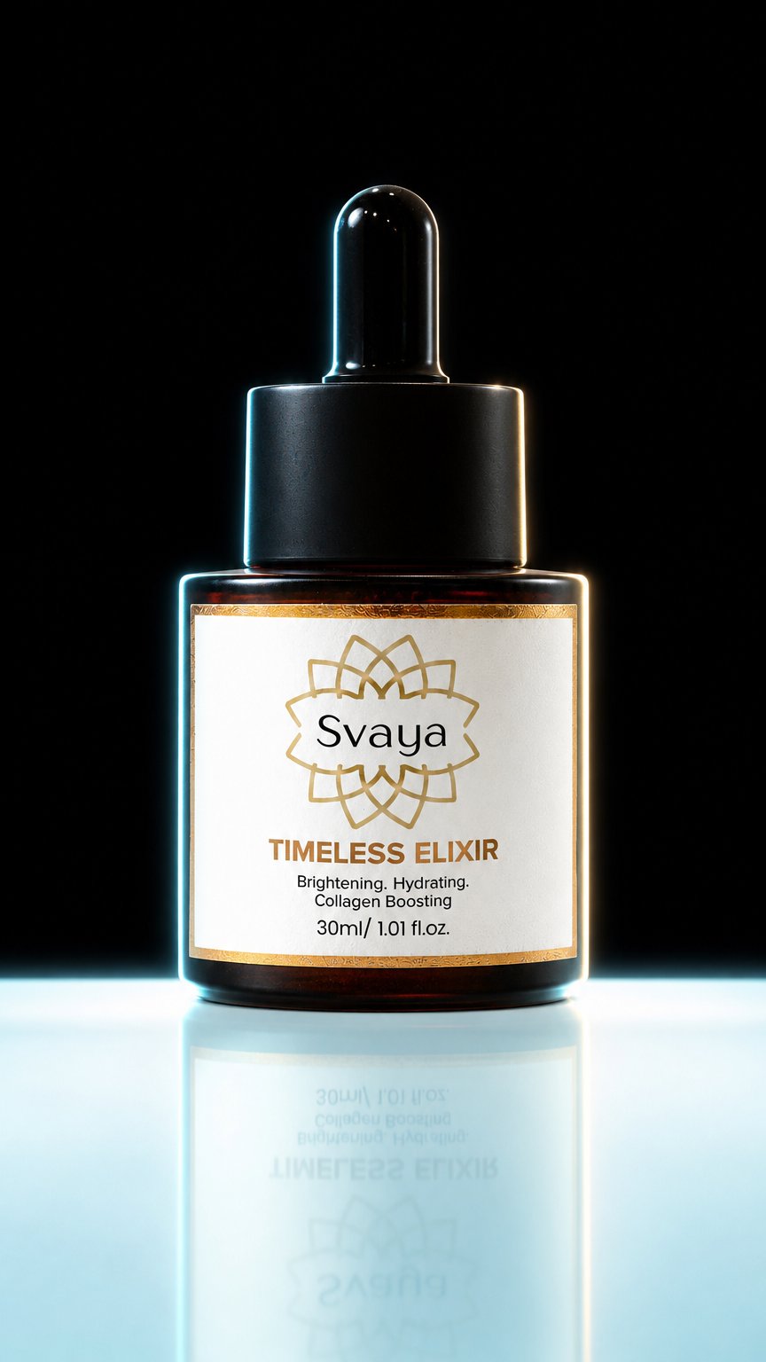 AI product shot of Timeless Elixir - Skincare Made Simple