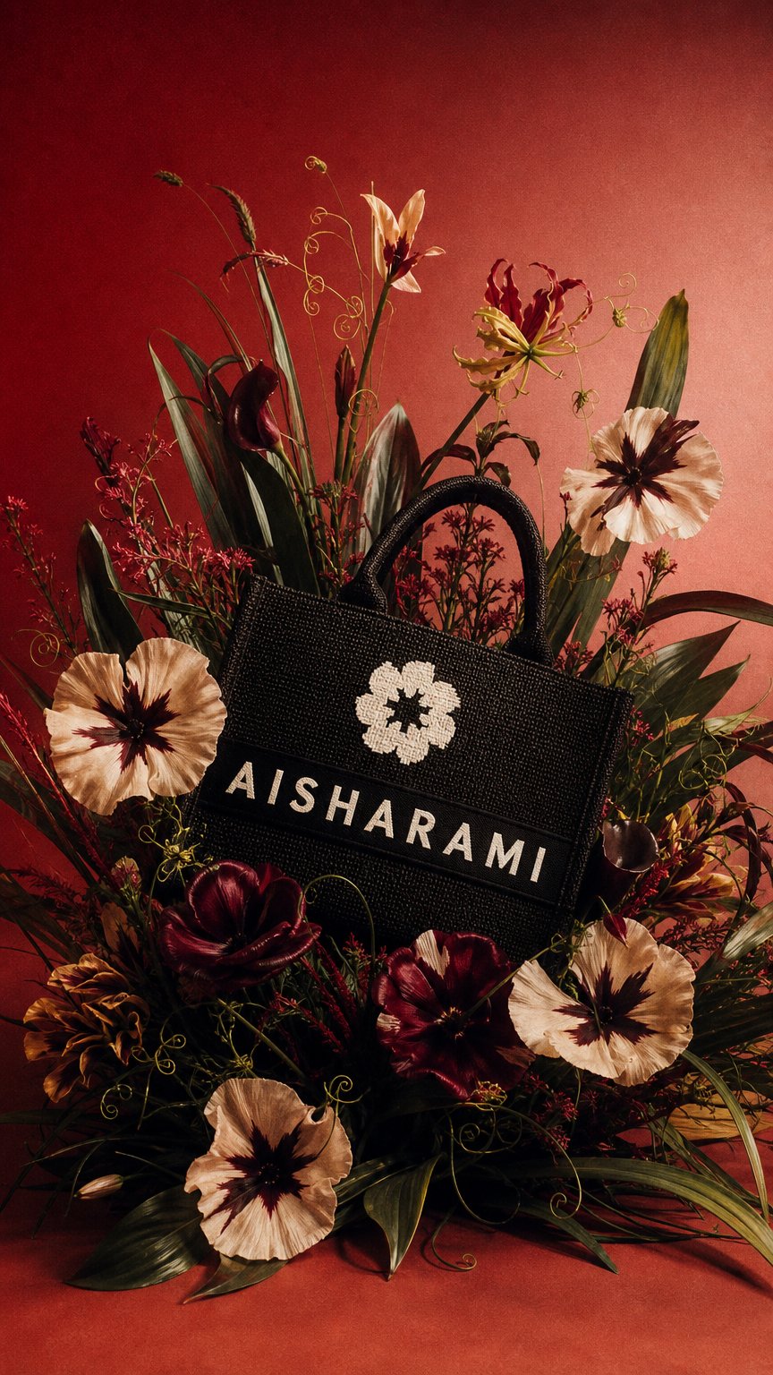 AI product shot of Aisharami Handbags