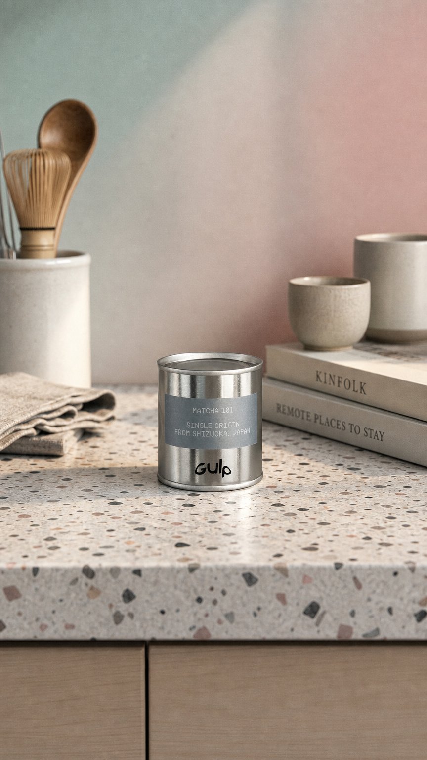 AI product shot of MATCHA 101