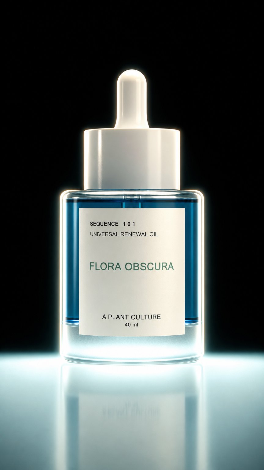 AI product shot of FLORA OBSCURA