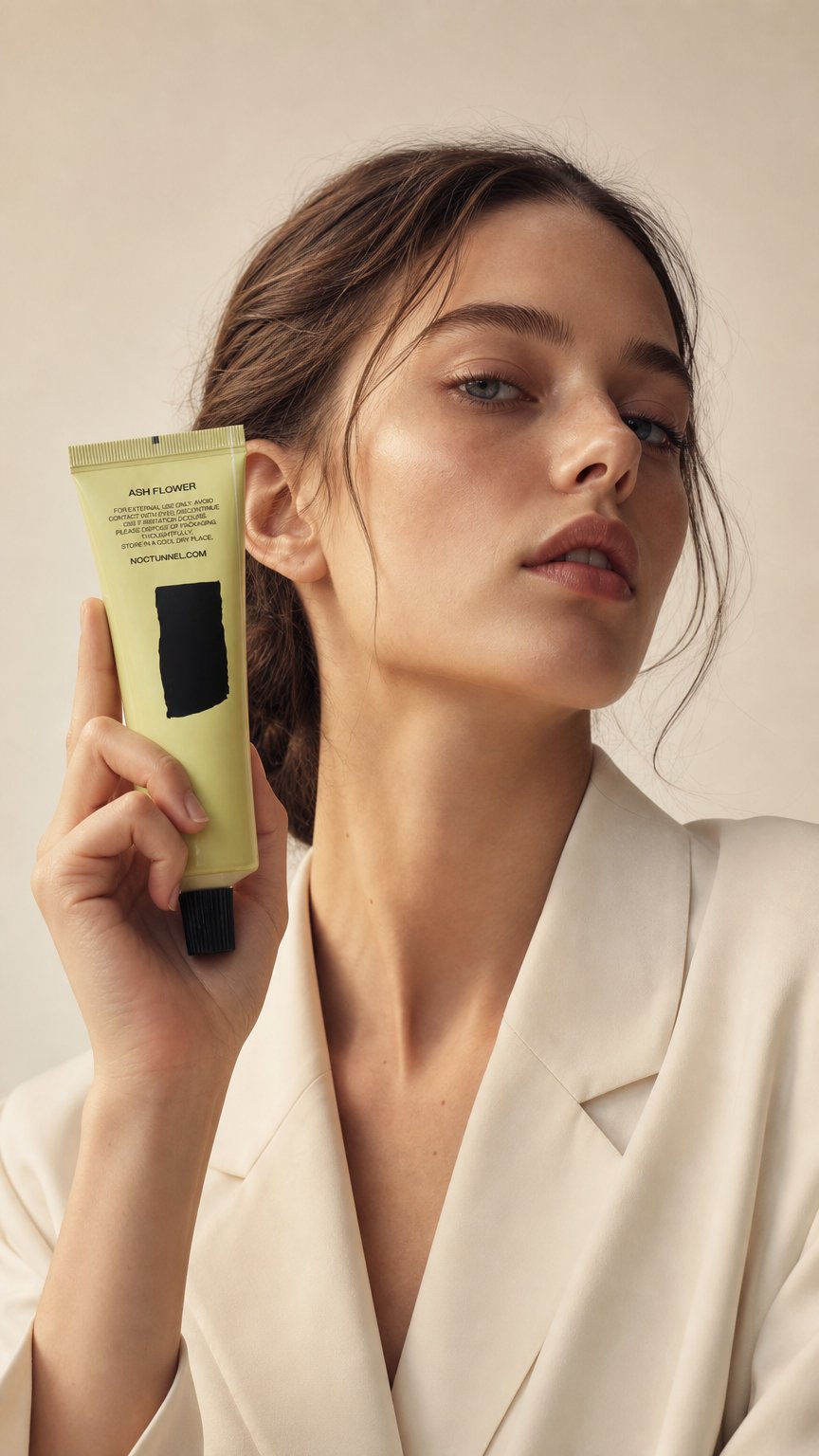 AI product shot of ASH FLOWER Hand Cream