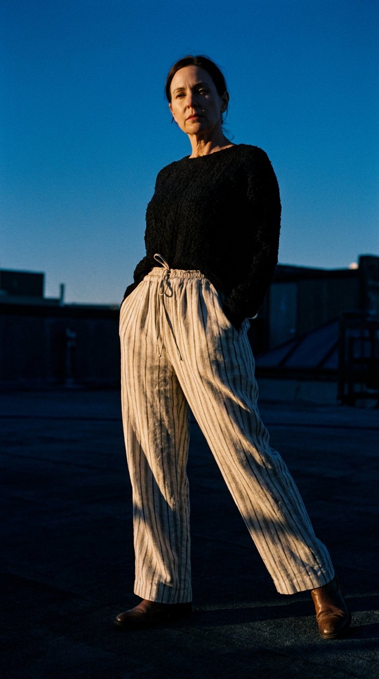 AI product shot of Eastern Shore Potager pants