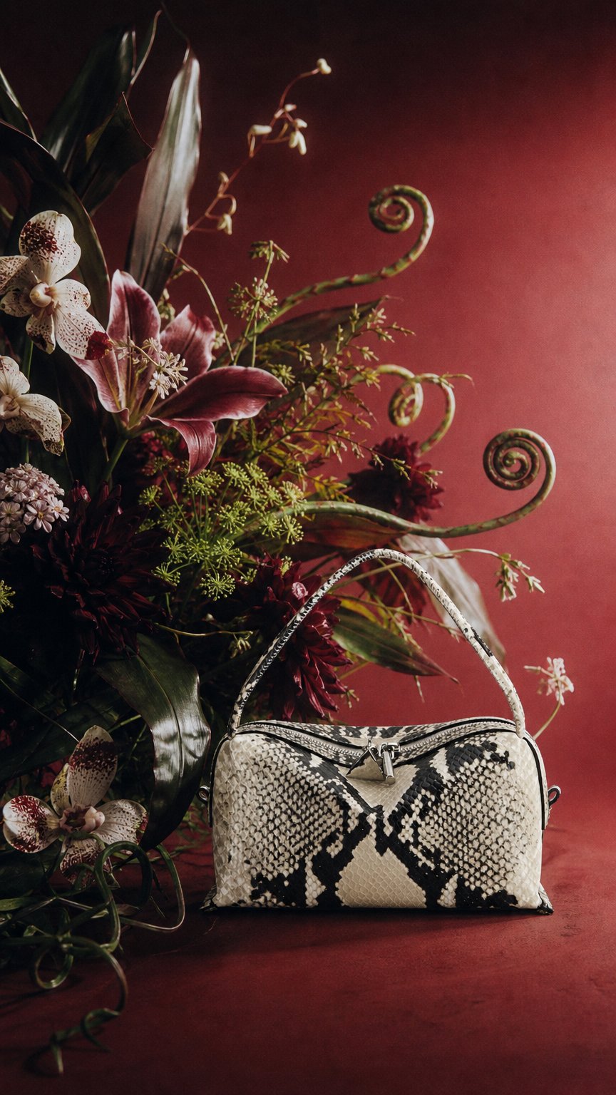 AI product shot of Python Café Mini Bag