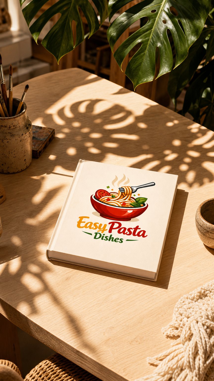 AI product shot of Easy Pasta Dishes Premium