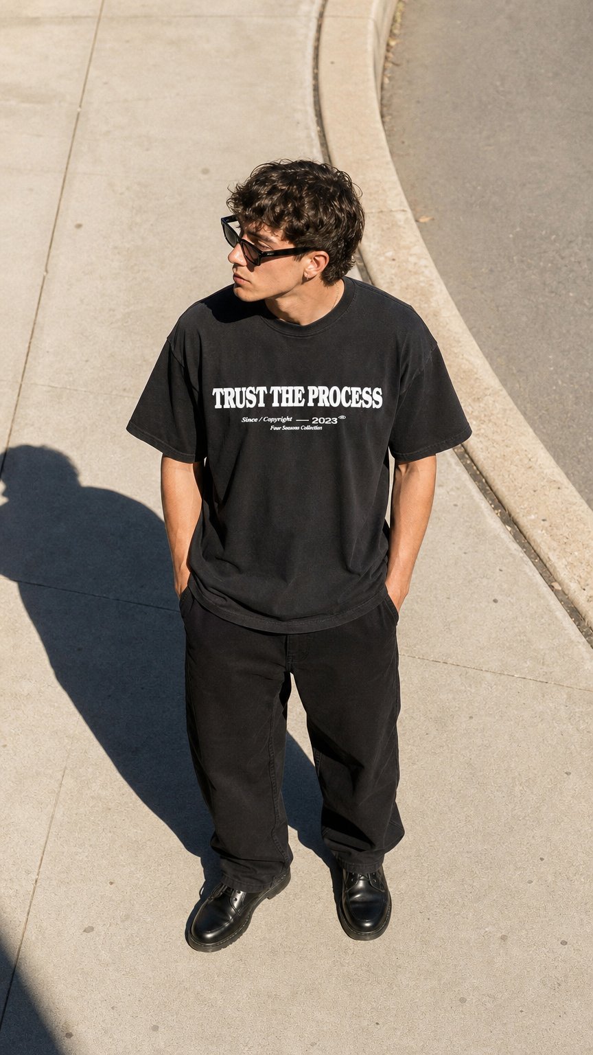 AI product shot of TRUST THE PROCESS