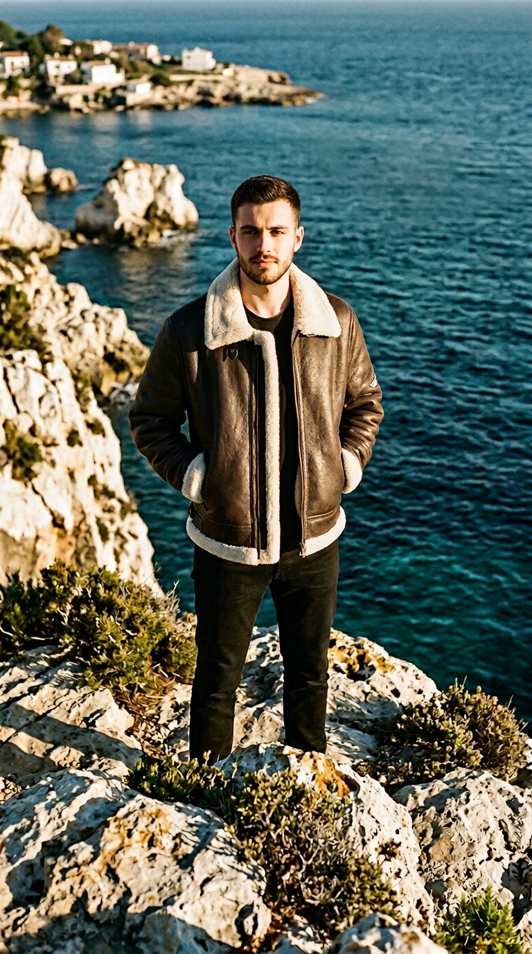 AI product shot of The Flying Jacket