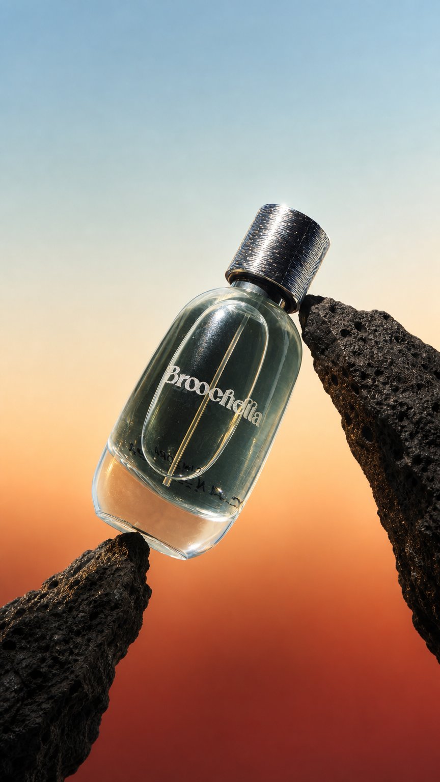 AI product shot of Broochella Eau de Parfum | Luxury Women's Perfume Created in Paris