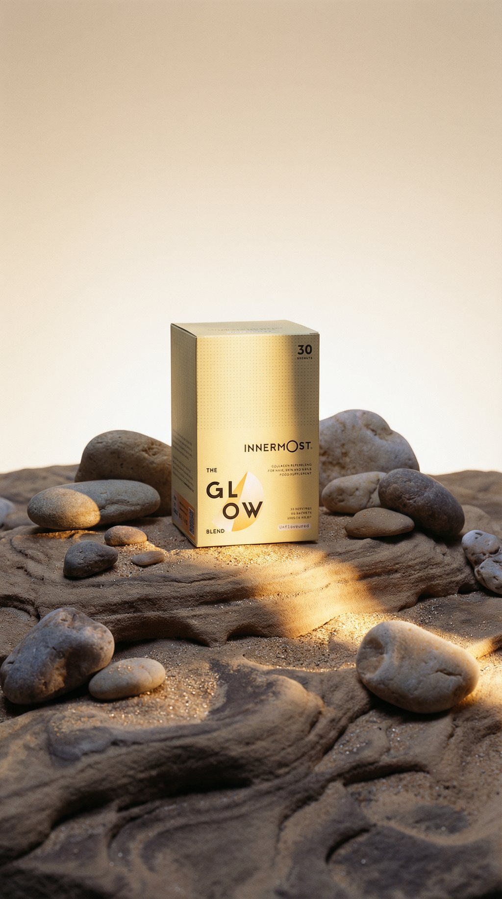 AI product shot of The Glow Blend