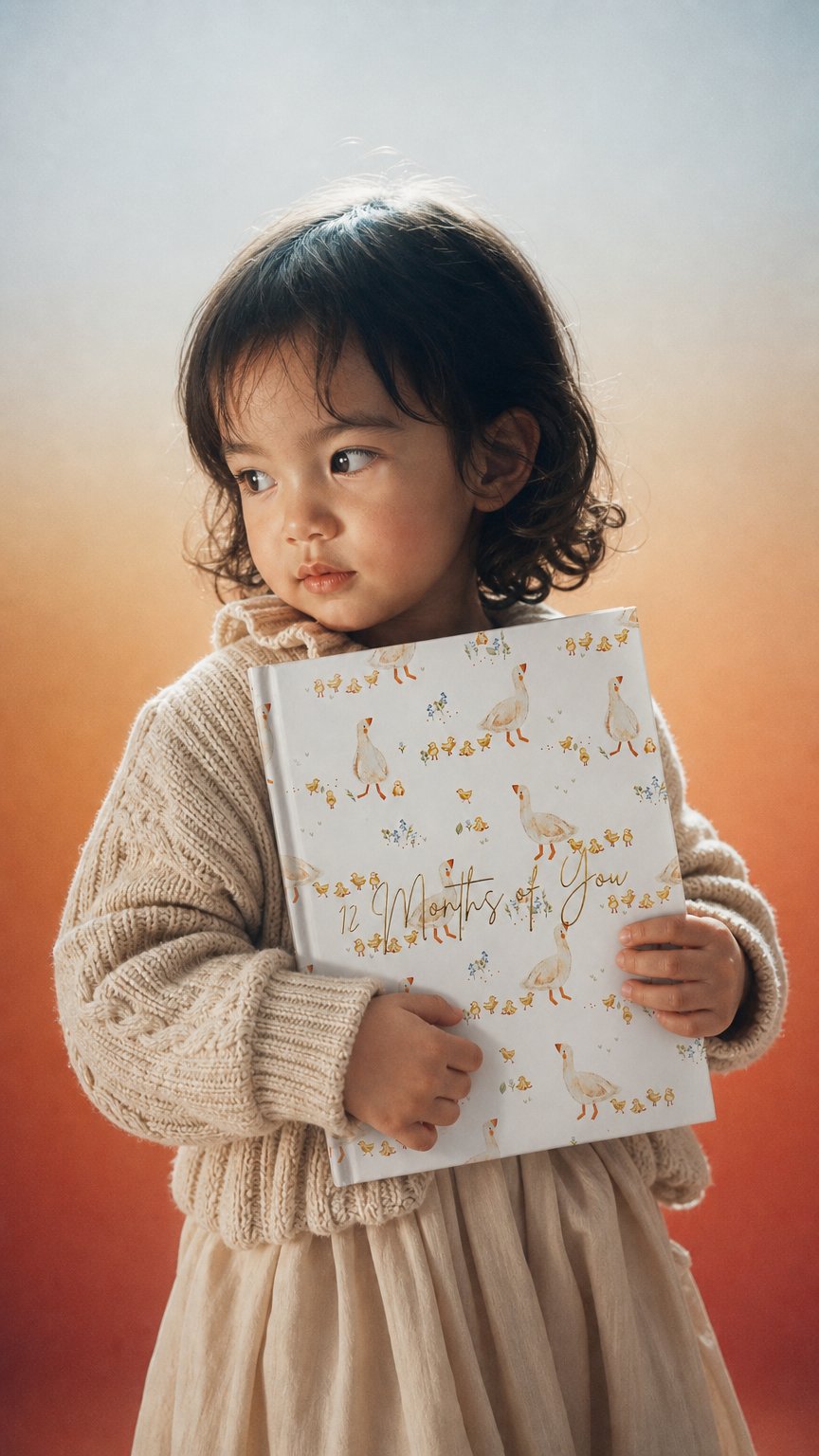 AI product shot of Newborn Keepsake Bundle - One Silly Goose