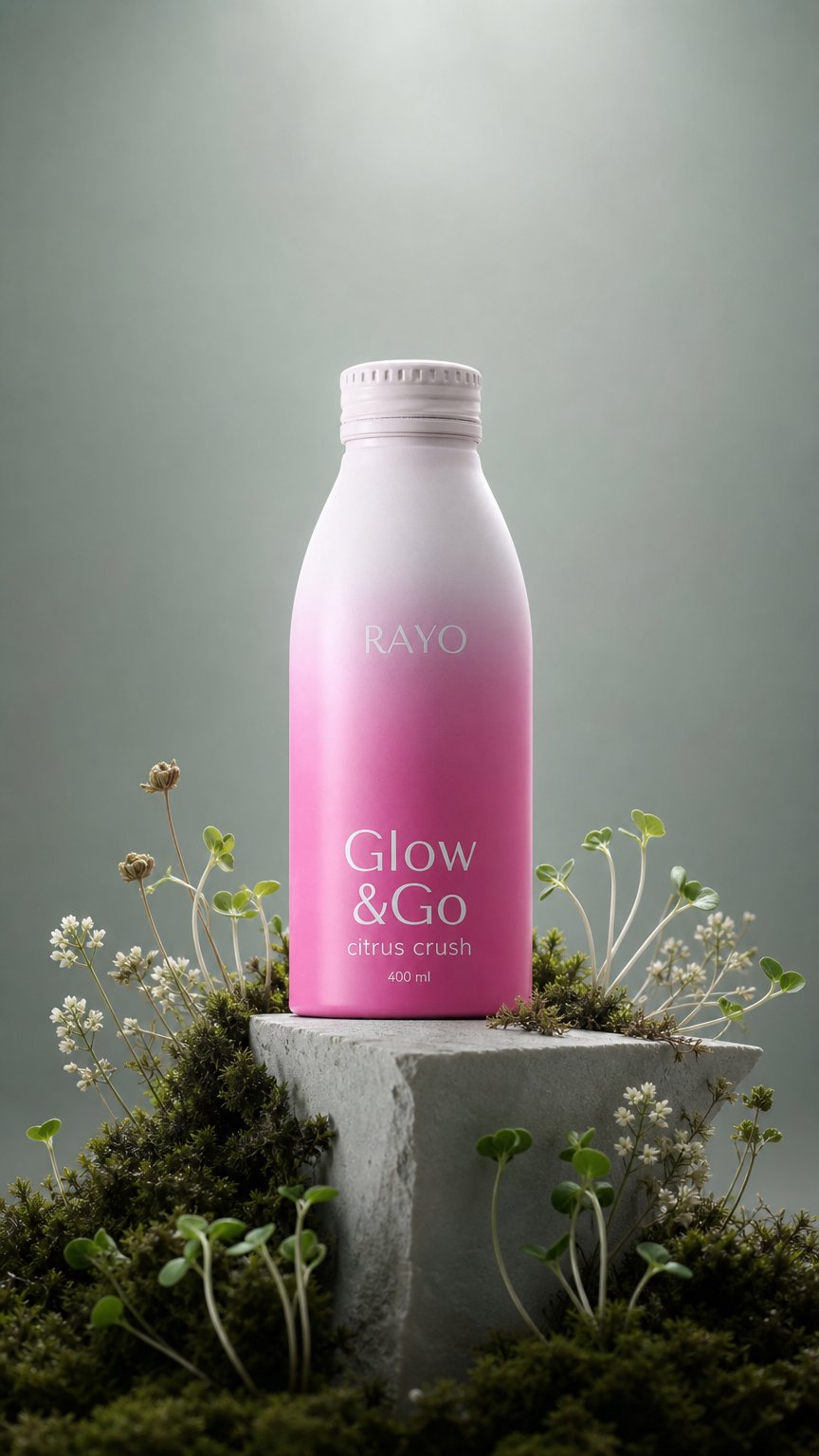 AI product shot of Glow & Go® - Citrus Crush Pack