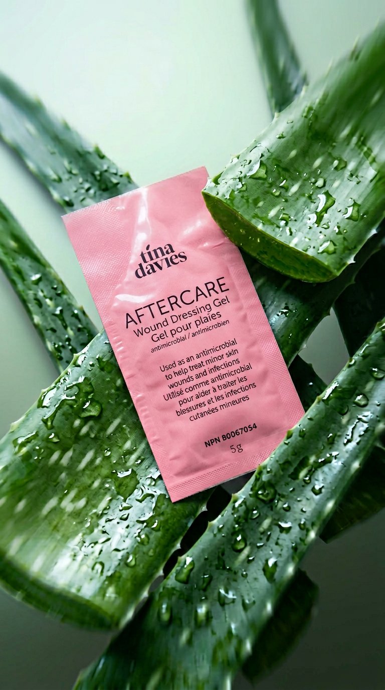 AI product shot of Aftercare Healing Gel