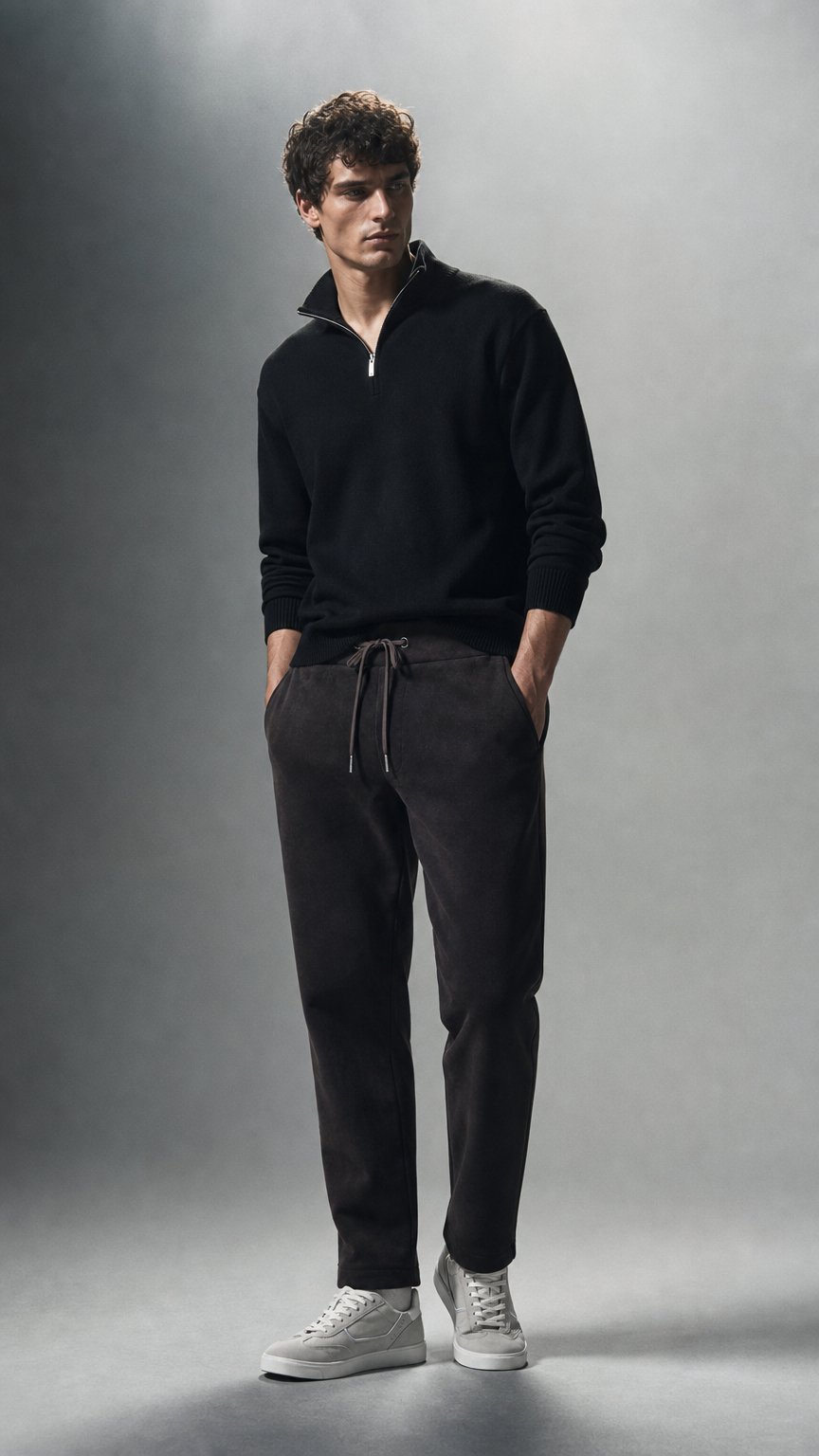 AI product shot of The Titanium Grey Pants