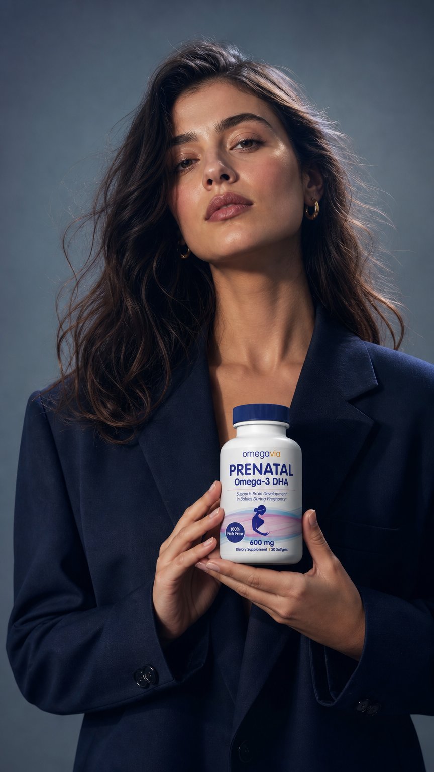 AI product shot of Prenatal Omega-3 DHA